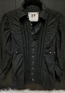 Free People Steampunk style blouse